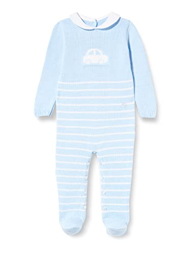 Chicco Baby-Jungen Babyanzug mit Beinöffnung Kleinkind-Schlafanzüge, Blau Gestreift, 12 Monate von Chicco