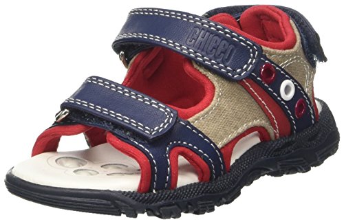 Chicco Baby Jungen Caimano Durchgängies Plateau Sandalen, Blau (Blu) von Chicco