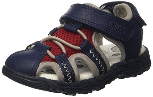 Chicco Baby Jungen Cruz Durchgängies Plateau Sandalen, Blau (Blu), 28 EU von Chicco