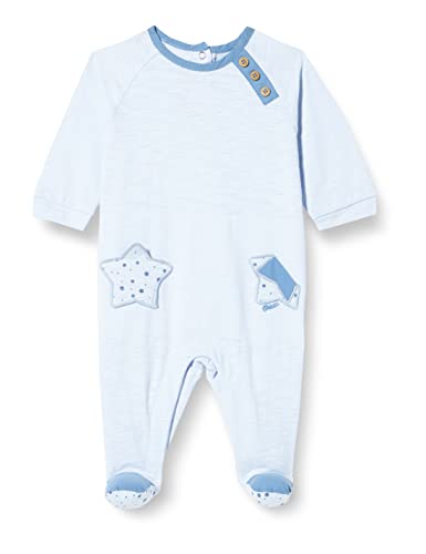 Chicco Baby - Jungen Jumpsuit mit Mittelbeinöffnung, Hellblau (475), 6 Monate von Chicco