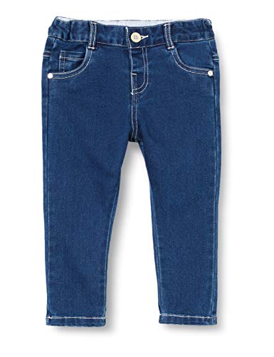 Chicco Baby-Jungen Pantaloni Lunghi Denim Stretch, Blau (Blu Jeans 088), 50 (Herstellergröße: 056) von Chicco