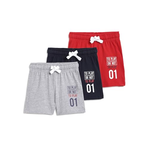 Chicco Shorts Set aus Baumwolle, Hose Jungen, Rot, 18 monate (pack of 3) von Chicco