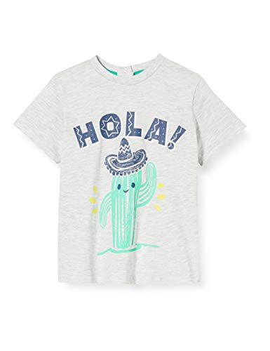 Chicco Baby-Jungen T-Shirt Manica Corta Bimbo Pullunder, Grau (Verde Grigio 091), 74 (Herstellergröße: 074) von Chicco