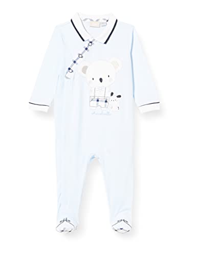 Chicco Baby-Jungen Tutina Con apertura davanti per neonato Pyjamaset, Azzurro, 6 MESI von Chicco