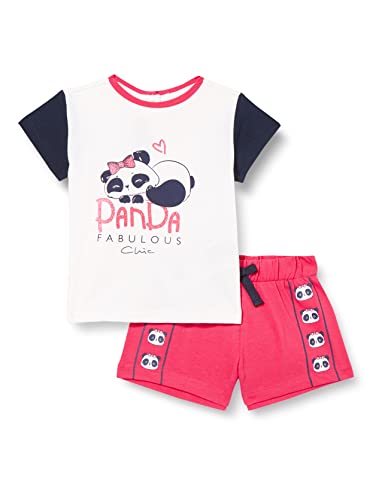 Chicco Baby - Mädchen 2-teiliges Set: T-Shirts und Shorts , Purpur (646), 9 Monate von Chicco