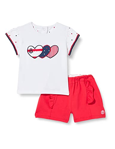 Chicco Baby - Mädchen 2-teiliges Set: T-Shirts und Shorts , Rot (574), 6 Monate von Chicco