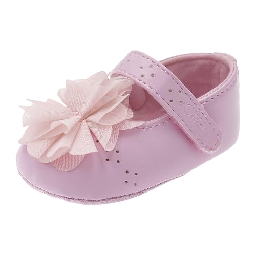 Chicco, Ballerinas für Kinder, mit Praktischem Klettverschluss, Babyschuhe 0-24 Monate, Kinderschuhe, Italienisches Design, Rosa, 16 EU von Chicco