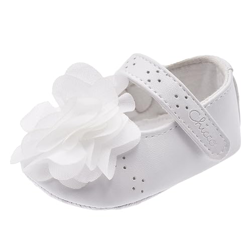Chicco, Ballerinas für Kinder, mit Praktischem Klettverschluss, Babyschuhe 0-24 Monate, Kinderschuhe, Italienisches Design, Weiß, 15 EU Chicco, Ballerinas für Kinder, mit Praktischem Klettverschluss, Babyschuhe 0-24 Monate, Kinderschuhe, Italienisches Design, Weiß, 15 EU von Chicco