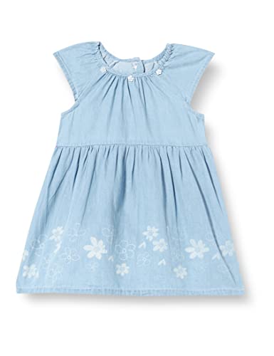 Chicco Baby - Mädchen Kurzärmliges Kleid, Jeanshosen (665), 12 Monate von Chicco