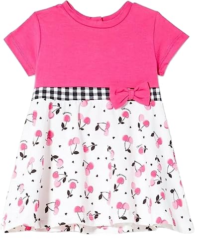 Chicco Baby - Mädchen Kurzärmliges Kleid, Mehrfarbig (678), 6 Monate von Chicco