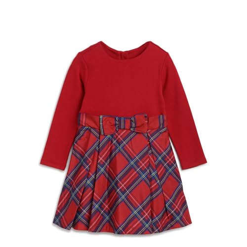 Chicco Baby-Mädchen LANGÄRMLIGES (642) Lssiges Kleid, rot, 9 Monate von Chicco