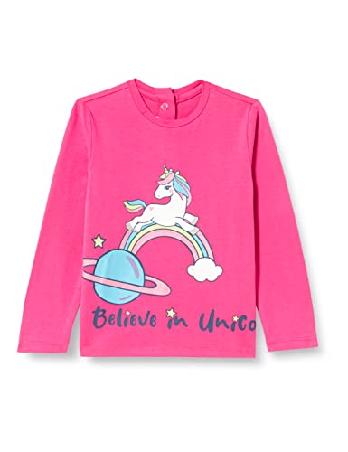 Chicco Baby-Mädchen LANGÄRMLIGES T Kurzarm Shirt, Knalliges Rosa, 9 Monate von Chicco