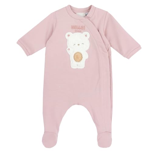 Chicco Baby - Mädchen Overall mit Frontöffnung Bottone, Rosa (4), 6 Monate von Chicco