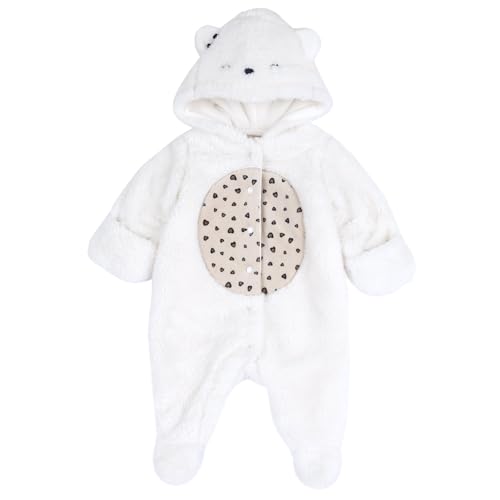 Chicco Baby - Mädchen Overall mit Frontöffnung Bottone, Weiß (1), 3 Monate von Chicco