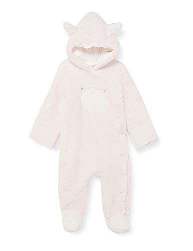 Chicco Baby-Mädchen Strampler aus Chenille mit Frontöffnung Kleinkind-Schlafanzge, Rose (147), 74 von Chicco