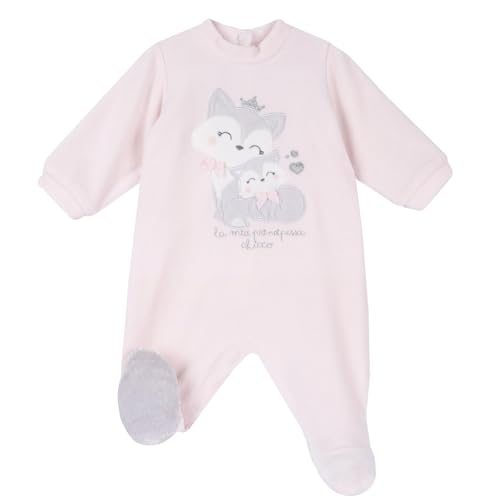 Chicco Baby-Mädchen Strampler mit Öffnung Patello. Schlafanzug für Kinder und Babys, Rosa (Rosa 789), 62 von Chicco