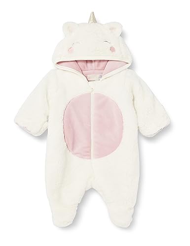 Chicco Baby-Mädchen Strampler mit Öffnung vorne mit Kapuze. Schlafanzug für Kinder und Babys, Natur, 0 Monate von Chicco