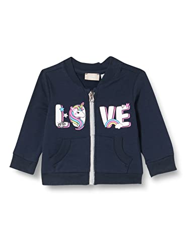 Chicco Baby-Mädchen Strickjacken (842) Sweatshirt, dunkelblau, 9 Monate von Chicco
