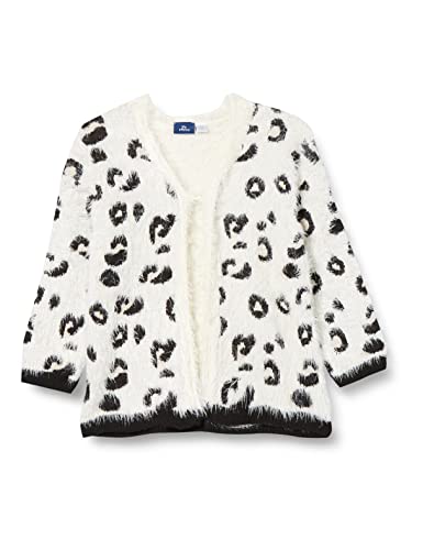 Chicco Baby-Mädchen Strickjacken Cardigan Sweater, Schwarz-Weiß, 12 Monate von Chicco