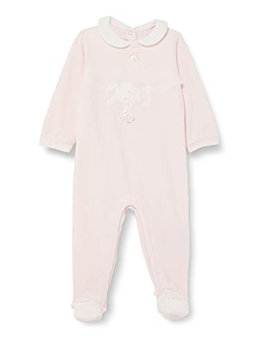 Chicco Baby-Mädchen Strampler aus Chenille mit Beinausschnitt Schlafanzug für Kinder und Babys, Rosa, 50 cm von Chicco