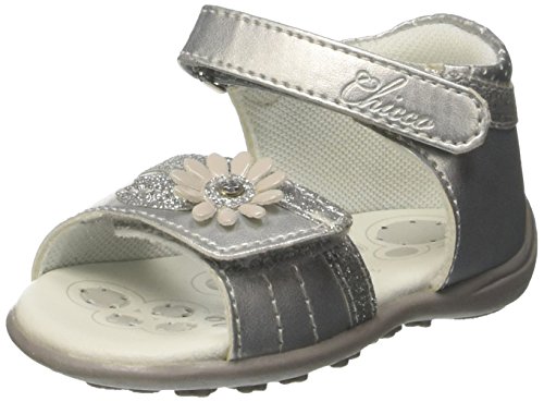 Chicco Jungen Baby Mädchen Giovanna Sandalen, Silber (Argento), 22 EU von Chicco