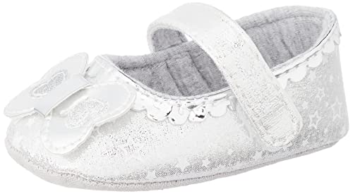 Chicco Jungen Mädchen Ballerina Noella Ballerinas, Silber/schwarz, 15 EU von Chicco