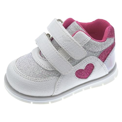 Chicco, Sneakers met Dubbele Klittenband, Comfortabel, Licht, Flexibel en Atmungsaktive, Mädchen, Entworfen in Italien von Chicco