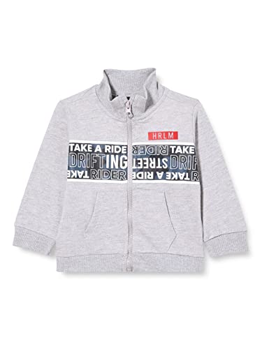 Chicco Jungen Ungebürstetes Sweatshirt, Grau (905), 1 Jahr von Chicco