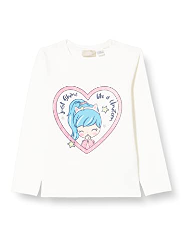 Chicco Kleine Mädchen und Mädchen T Manica Lunga. Kurzarm Shirt, Bianco, Normale von Chicco