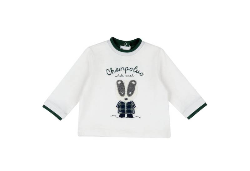 Chicco Langarmshirt Langarmshirt (1-tlg) Kinder-Longsleeve “Champoluc White Week” – Stylisches Langarmshirt von Chicco