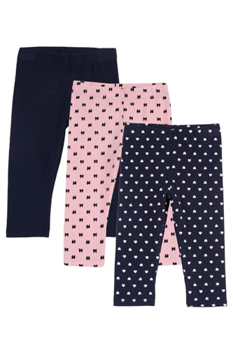 Chicco Mädchen Set aus Capri-Leggings aus Leichter Baumwolle Hose (3er Pack) von Chicco