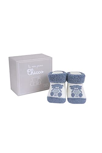 Chicco Packung Mit Booties, Socken Baby - Unisex, Blau, Einheitsgröße von Chicco
