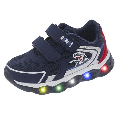 Chicco, Sneakers met Licht in de Zool en Dubbele Klittenband, Comfortabel, Lichtgewicht, Flexibel en Atmungsaktive, Unisex Kinder, Entworfen in Italien von Chicco