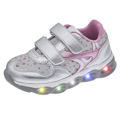 Chicco, Sneakers met Licht in de Zool en Dubbele Klittenband, Comfortabel, Lichtgewicht, Flexibel en Atmungsaktive, Unisex Kinder, Entworfen in Italien von Chicco