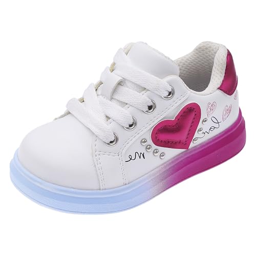 Chicco Mädchen Lässiger Sneaker mit Elastischen Schnürsenkeln Krippenschuh von Chicco