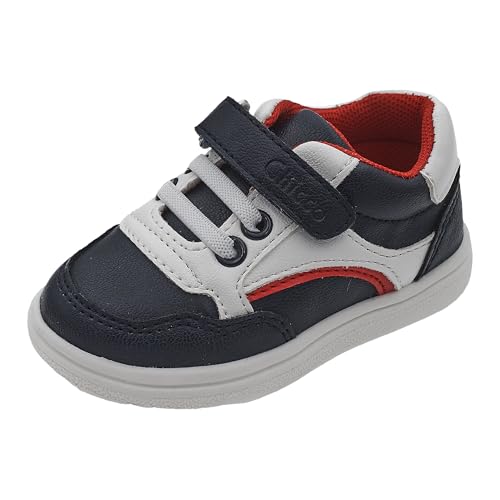Chicco Jungen Lässiger Sneaker mit Elastischen Schnürsenkeln Krippenschuh Chicco Jungen Lässiger Sneaker mit Elastischen Schnürsenkeln Krippenschuh von Chicco