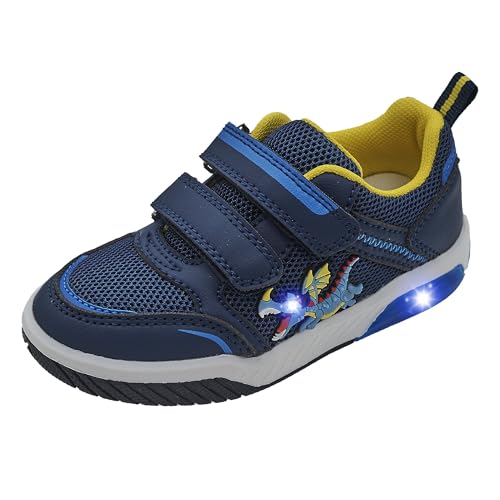 Chicco, Kinderschuhe mit Lichtern, Sneaker mit Bunten Lichtern in der Sohle, mit Doppeltem Klettverschluss, Schuhe für Mädchen und Jungen, Italienisches Design, Blau, 31 EU Chicco, Kinderschuhe mit Lichtern, Sneaker mit Bunten Lichtern in der Sohle, mit Doppeltem Klettverschluss, Schuhe für Mädchen und Jungen, Italienisches Design, Blau, 31 EU von Chicco