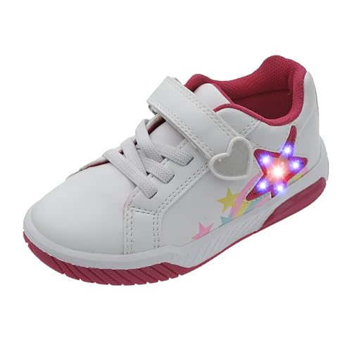 Chicco, Kinderschuhe mit Lichtern, Sneaker mit Bunten Lichtern in der Sohle, mit Elastischen Schnürsenkeln und Klettverschluss, Schuhe für Mädchen und Jungen, Italienisches Design, Weiß, 30 EU Chicco, Kinderschuhe mit Lichtern, Sneaker mit Bunten Lichtern in der Sohle, mit Elastischen Schnürsenkeln und Klettverschluss, Schuhe für Mädchen und Jungen, Italienisches Design, Weiß, 30 EU von Chicco