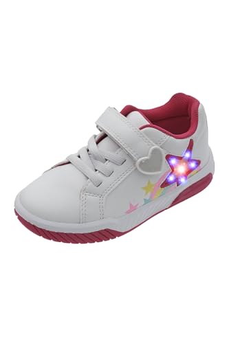 Chicco, Kinderschuhe mit Lichtern, Sneaker mit Bunten Lichtern in der Sohle, mit Elastischen Schnürsenkeln und Klettverschluss, Schuhe für Mädchen und Jungen, Italienisches Design Chicco, Kinderschuhe mit Lichtern, Sneaker mit Bunten Lichtern in der Sohle, mit Elastischen Schnürsenkeln und Klettverschluss, Schuhe für Mädchen und Jungen, Italienisches Design von Chicco