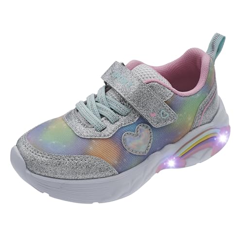 Chicco, Kinderschuhe mit Lichtern, Sneaker mit Bunten Lichtern in der Sohle, mit Elastischen Schnürsenkeln und Klettverschluss, Schuhe für Mädchen und Jungen, Italienisches Design von Chicco