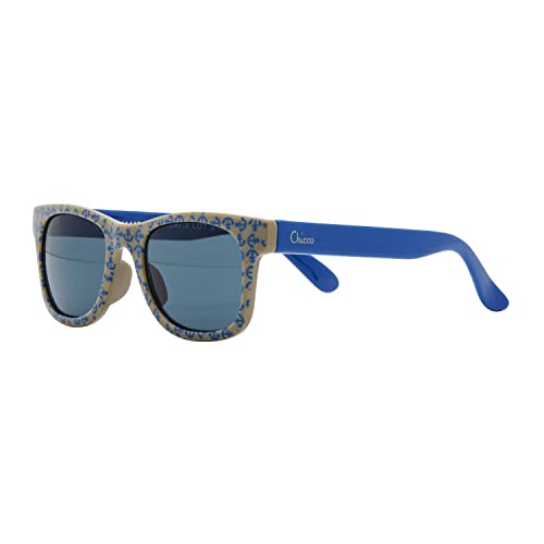 Chicco Sonnenbrille für Kinder, 24 m+ Anker, robuste und kratzfeste Gläser, schützt vor UVA- und UVB-Radius, flexibler Rahmen, mehrfarbig, inklusive Brillenetui für Kinder von 36 Monaten, mehrfarbig von Chicco