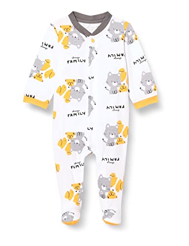 Chicco Unisex Baby Jumpsuit mit Frontöffnung, Weiß (420), 9 Monate von Chicco