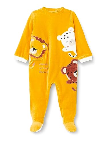 Chicco Unisex Baby Strampler mit Öffnung Patello. Schlafanzug für Kinder und Babys, Mittelgrau, 68 von Chicco