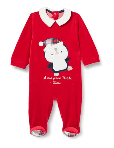Chicco Unisex Baby Strampler mit Öffnung Patello. Schlafanzug für Kinder und Babys, Mittelrot, 68 von Chicco
