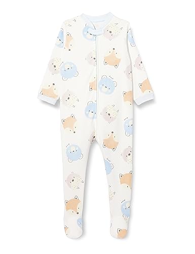 Chicco Unisex Baby Strampler mit Öffnung vorne. Schlafanzug für Kinder und Babys, Hellblau (918), 80 von Chicco