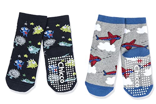 Chicco, Set Socken Anti-Rutsch Stoppersocken , Jungen von Chicco