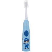 chicco elektrische Zahnbürste mit austauschbarer Batterie und Ersatzbürstenkopf für Kinder blau von Chicco