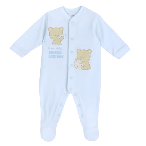 chico Baby - Jungen Overall mit Frontöffnung Bottone, Hellblau (3), 1M von Chicco