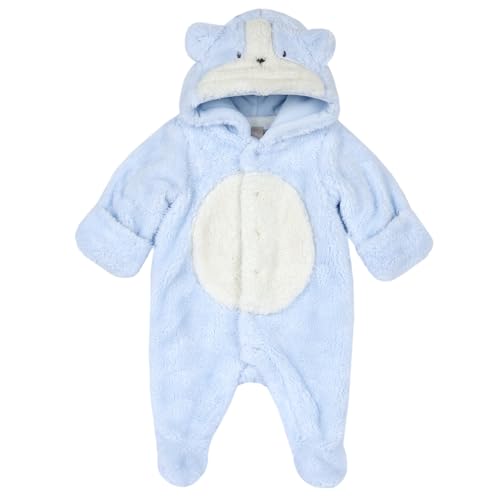 chico Baby - Jungen Overall mit Frontöffnung Bottone, Hellblau (6), 12M von Chicco