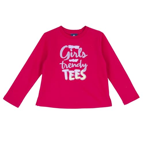 chico Mädchen Langarm-T-Shirt aus Baumwolle Baby- und Kleinkind-Schlafanzüge, Fuchsia, 3A von Chicco